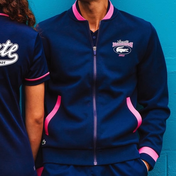 Lacoste Men's Miami Open Edition Zip-Up Tennis Bomber Jacket. - Picture 6 of 6